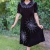 Nicoletta Carlone "Aida" 1930s Style Hooded Spiderweb Dress Shop
