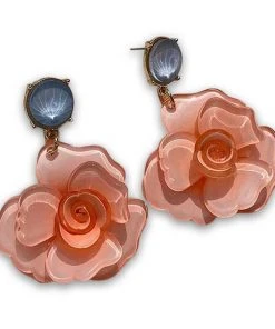 Nicoletta Carlone "Pinky" Floral Earrings