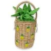 Nicoletta Carlone Shop "Nia" Pineapple Wicker Rattan Bag
