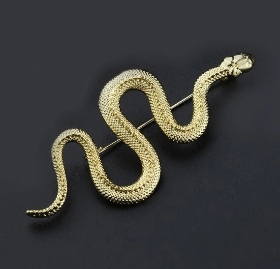 Nicoletta Carlone "Beatrix" Snake Brooch JEWELRY Nicoletta Carlone "Beatrix" Snake Brooch JEWELRY