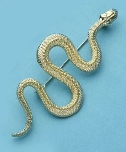 Nicoletta Carlone "Beatrix" Snake Brooch JEWELRY 4 Nicoletta Carlone