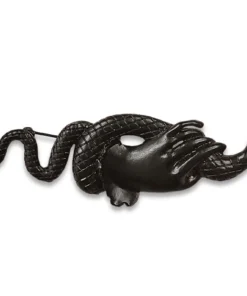 Nicoletta Carlone "Cordelia" Victorian Style Snake And Hand Brooch (pre-order)