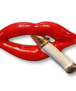 Nicoletta Carlone JEWELRY "Lolita" Lips Brooch
