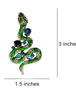 Nicoletta Carlone "Sylvia" Snake Brooch JEWELRY