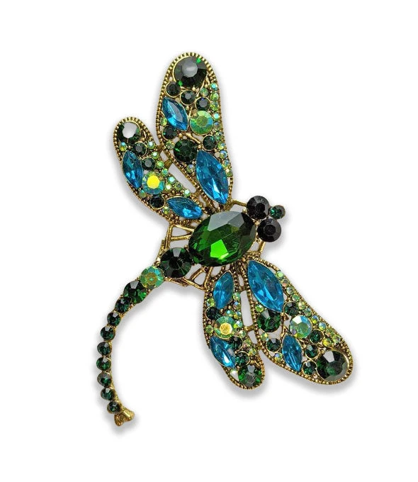 Nicoletta Carlone "Zandra" Rhinestone Dragonfly Brooch Nicoletta Carlone "Zandra" Rhinestone Dragonfly Brooch