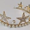 Nicoletta Carlone "Alexandrine" Star And Pearl Tiara Crown
