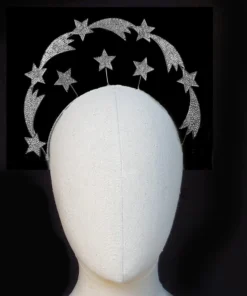 Nicoletta Carlone "Cosima" Comet And Star Halo Crown