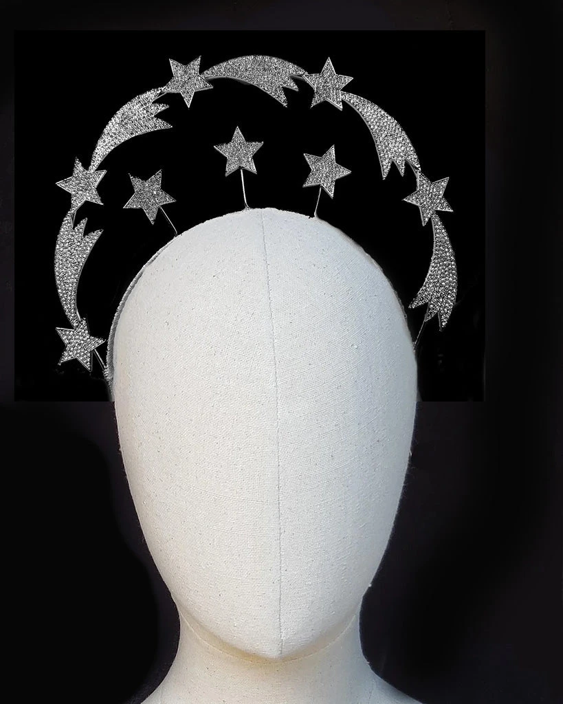 Nicoletta Carlone "Cosima" Comet And Star Halo Crown Nicoletta Carlone "Cosima" Comet And Star Halo Crown