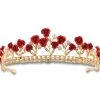 Nicoletta Carlone "Jane" Red Roses Tiara