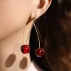 Nicoletta Carlone "Candice" Double Cherry Earrings