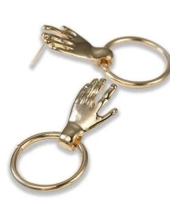 Nicoletta Carlone Shop "Fable" Hand Hoop Earrings