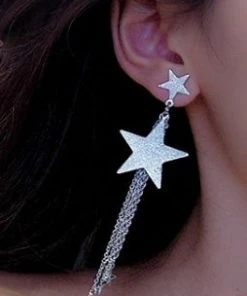 Nicoletta Carlone "Isla" Falling Stars Tassel Earrings Shop