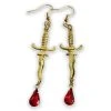Nicoletta Carlone "Leontyne" Dagger And Blood Earrings