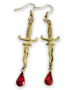 Nicoletta Carlone "Leontyne" Dagger And Blood Earrings