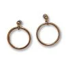 Nicoletta Carlone JEWELRY "Marilyn" Golden Hoop Earrings