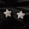 Nicoletta Carlone "Bebe" Rhinestone Star Stud Earrings