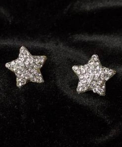 Nicoletta Carlone "Bebe" Rhinestone Star Stud Earrings
