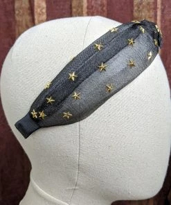 Nicoletta Carlone Shop "Allaire" Tulle And Stars Top Knot Headband