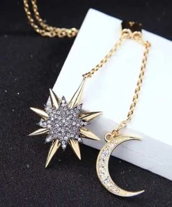 Nicoletta Carlone "Carol" Celestial Necklace - Gold-tone