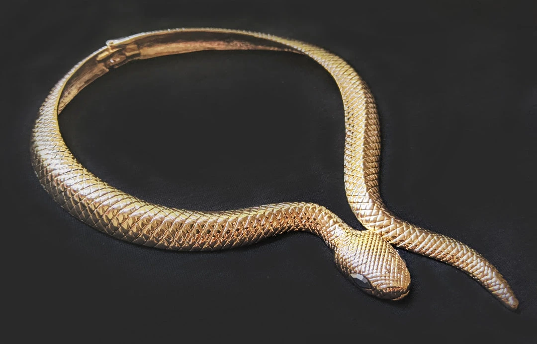 Nicoletta Carlone "Decima" Serpent Statement Necklace (pre-order) JEWELRY 5 Nicoletta Carlone "Decima" Serpent Statement Necklace (pre-order) JEWELRY