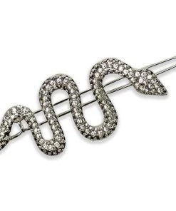 Nicoletta Carlone "Leyton" Rhinestone Snake Hairpin Shop