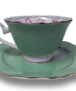 Nicoletta Carlone "Natalie" 1920s Style Fortune Telling Teacup And Saucer Set 11 Nicoletta Carlone