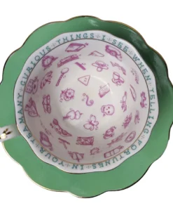 Nicoletta Carlone "Natalie" 1920s Style Fortune Telling Teacup And Saucer Set 13 Nicoletta Carlone