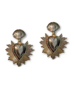 Nicoletta Carlone JEWELRY "Jacobina" Flaming Heart Earrings