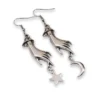 Nicoletta Carlone "Galaxy" Moon And Star Hand Earrings 1 Nicoletta Carlone "Galaxy" Moon And Star Hand Earrings