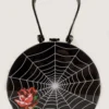 Nicoletta Carlone "Nora" Spiderweb And Rose Purse 1 Nicoletta Carlone "Nora" Spiderweb And Rose Purse
