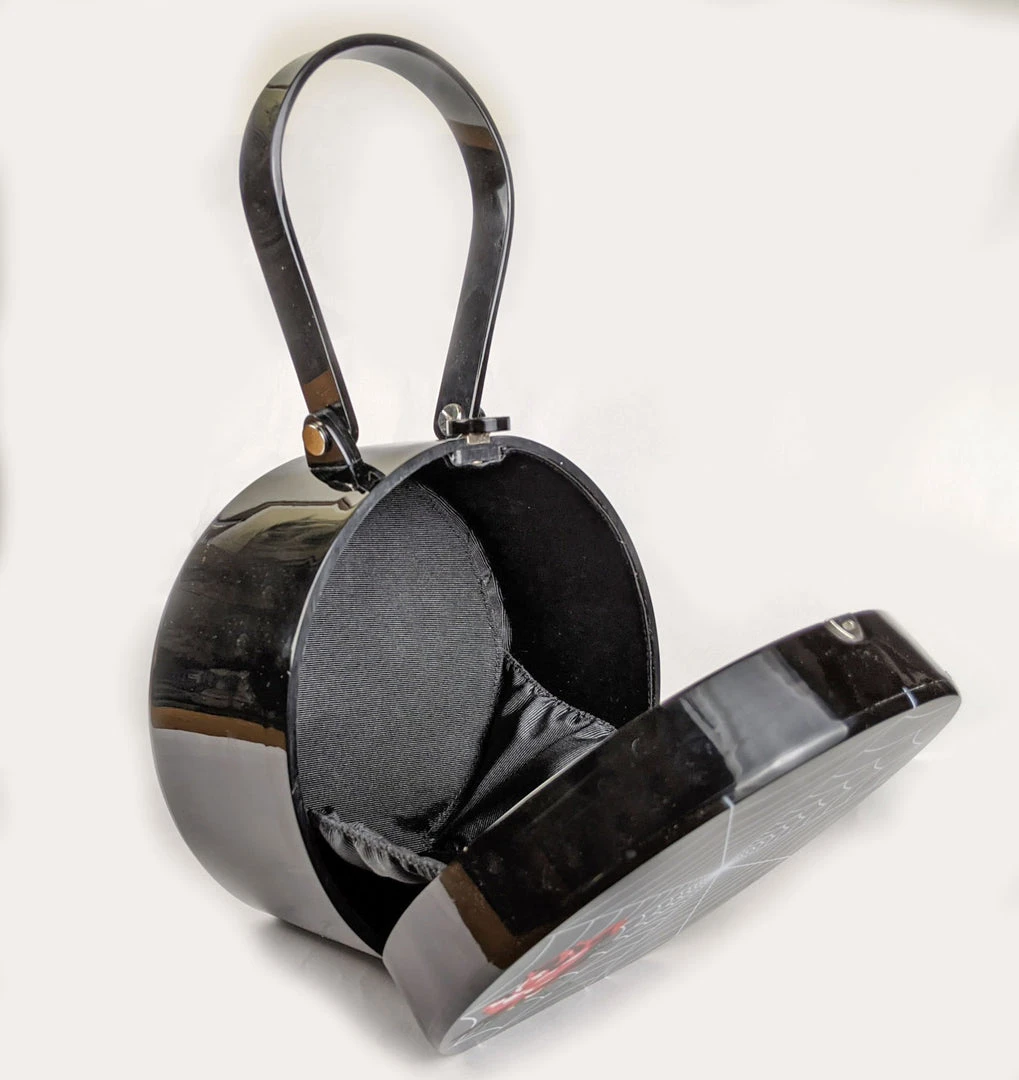 Nicoletta Carlone "Nora" Spiderweb And Rose Purse Nicoletta Carlone "Nora" Spiderweb And Rose Purse