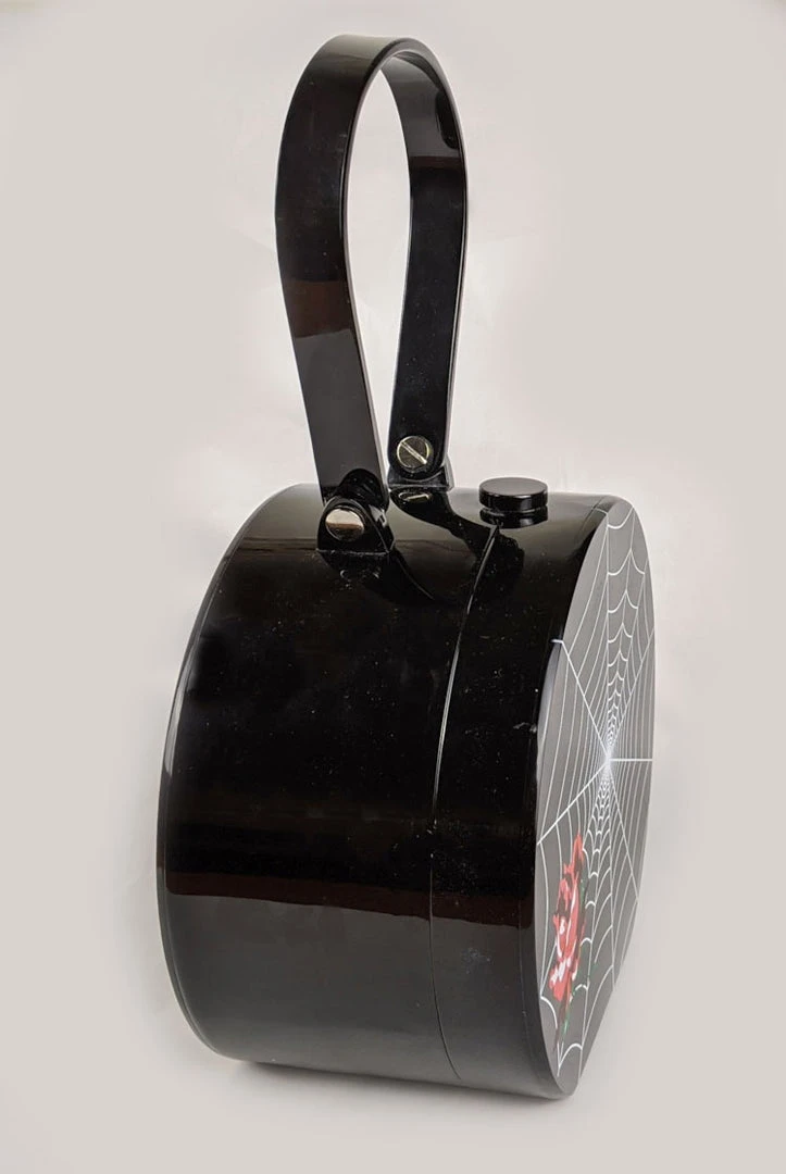 Nicoletta Carlone "Nora" Spiderweb And Rose Purse Nicoletta Carlone "Nora" Spiderweb And Rose Purse