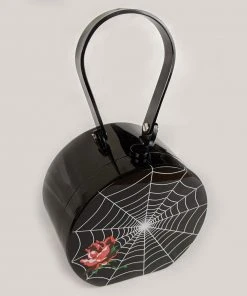 Nicoletta Carlone "Nora" Spiderweb And Rose Purse 5 Nicoletta Carlone