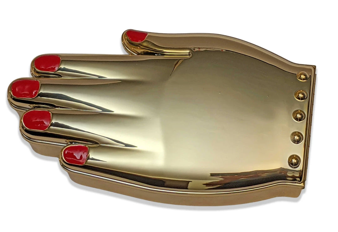 Nicoletta Carlone Shop "Delia" Hand Purse - Golden Nicoletta Carlone Shop "Delia" Hand Purse - Golden
