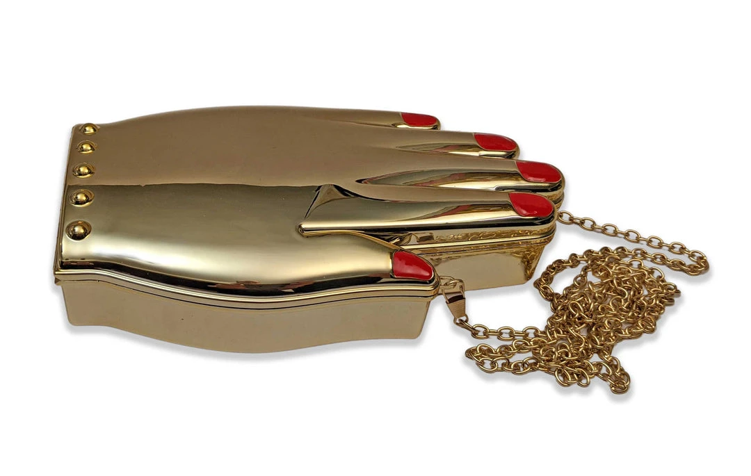 Nicoletta Carlone Shop "Delia" Hand Purse - Golden Nicoletta Carlone Shop "Delia" Hand Purse - Golden