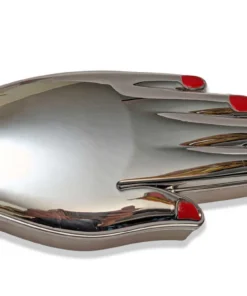 Nicoletta Carlone "Delia" Hand Purse - Silvertone Shop