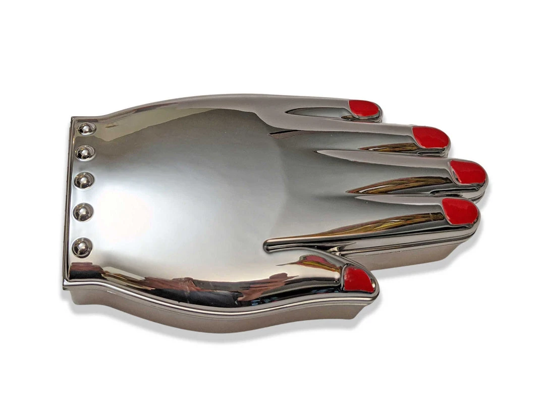 Nicoletta Carlone "Delia" Hand Purse - Silvertone Shop Nicoletta Carlone "Delia" Hand Purse - Silvertone Shop
