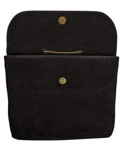 Nicoletta Carlone ACCESSORIES "Renata" 1940s-50s Style Suede Safety Pin Bag (pre-order) 4 Nicoletta Carlone ACCESSORIES
