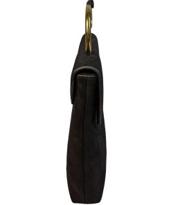 Nicoletta Carlone ACCESSORIES "Renata" 1940s-50s Style Suede Safety Pin Bag (pre-order) 5 Nicoletta Carlone ACCESSORIES