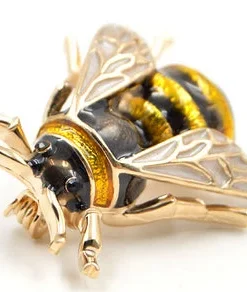 Nicoletta Carlone "Josephine" Enamel Bee Brooch JEWELRY