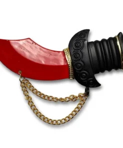 Nicoletta Carlone "Giulia" 1940s Style Scimitar Brooch