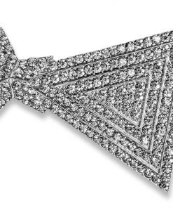 Nicoletta Carlone "Milly" 1930's Style Art Deco Comet Brooch JEWELRY