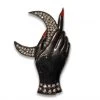 Nicoletta Carlone "Odalys" Hand And Moon Brooch