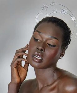 Nicoletta Carlone JEWELRY "Apollina" Moon And Stars Crown