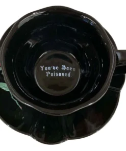 Nicoletta Carlone HOUSEWARES "Agatha" 1920s Style Novelty Teacup And Saucer Set