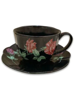 Nicoletta Carlone HOUSEWARES "Agatha" 1920s Style Novelty Teacup And Saucer Set