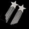 Nicoletta Carlone "Alyssa" Silver-tone Star Tassel Earrings Shop