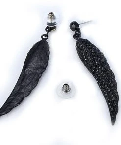 Nicoletta Carlone "Freya" Pave Wing Earrings Shop