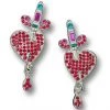Nicoletta Carlone JEWELRY "Jezebel" Heart And Dagger Earrings