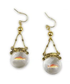 Nicoletta Carlone "Mireille" Victorian Style Fishbowl Earrings (pre-order)